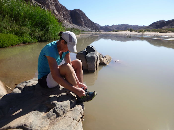 Managing your feet is critical if you are to enjoy the hike so bring plenty of pairs of socks and attend to any hotspots or blisters as soon as you feel them Image