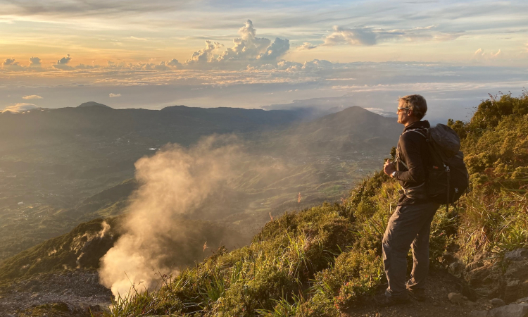 Climbing Mt Apo, the highest peak in the Philippines