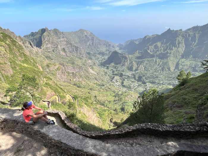 Overlooking the Paul Valley on Santo Antao