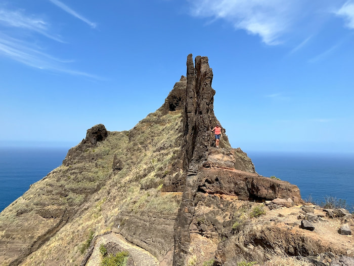 Hiking on Santo Antao's north coast
