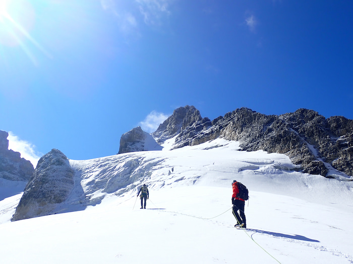 climbing assiniboine mountain canada rockies