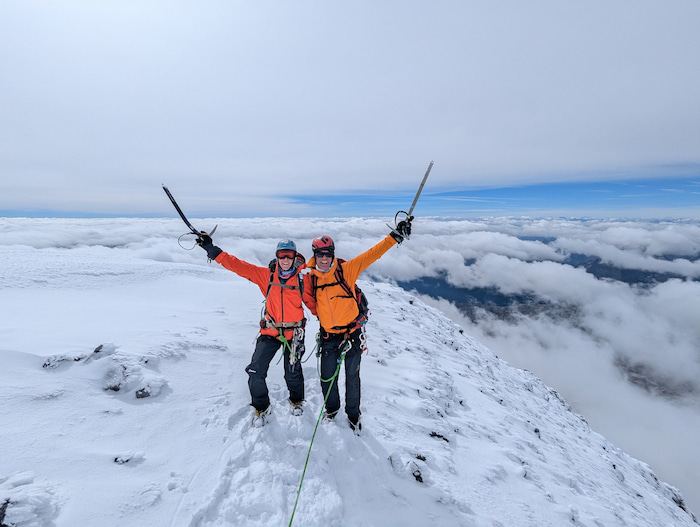 summit assiniboine mountain canada rockies