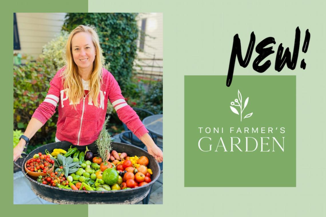 toni farmer's garden on conservation mag