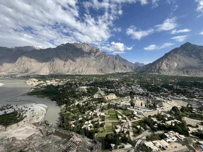 The oasis of skardu