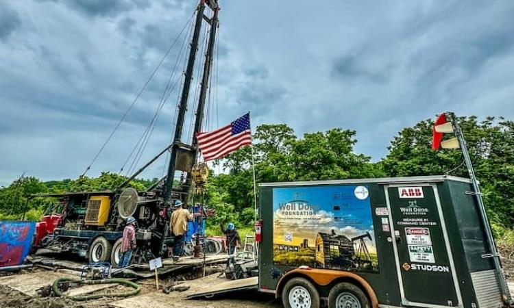 The Well Done Foundation Setup to Plug Wells