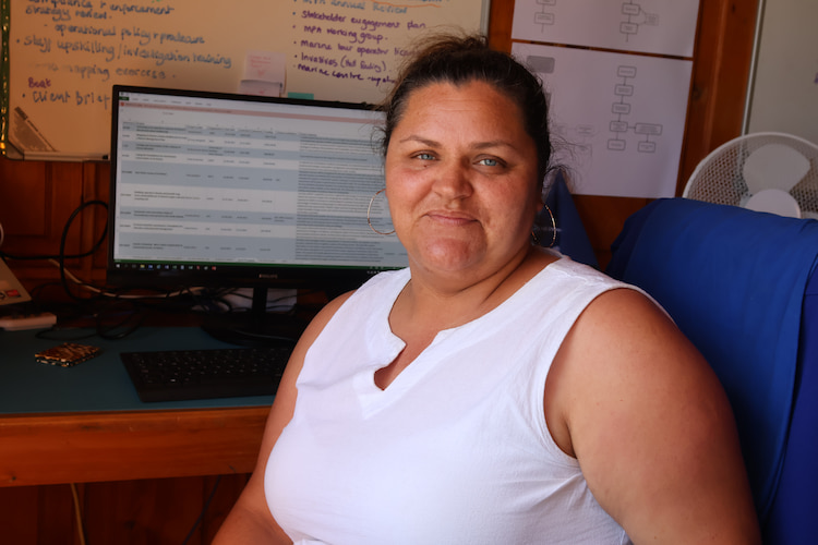 St Helena’s head of nature conservation, Elizabeth Clingham.