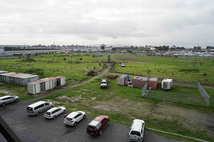 Philippi Village, an area where the local community came together to cultivate greenery