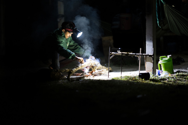 The nightguard patrol to ensure that crops are not damaged.